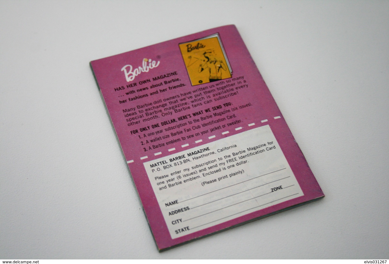 Barbie Accesoires '50-'60 -  Booklet "BARBIE And KEN" - 52 Pages - Original Vintage Barbie - Ken - Ricky - Skipper - Barbie