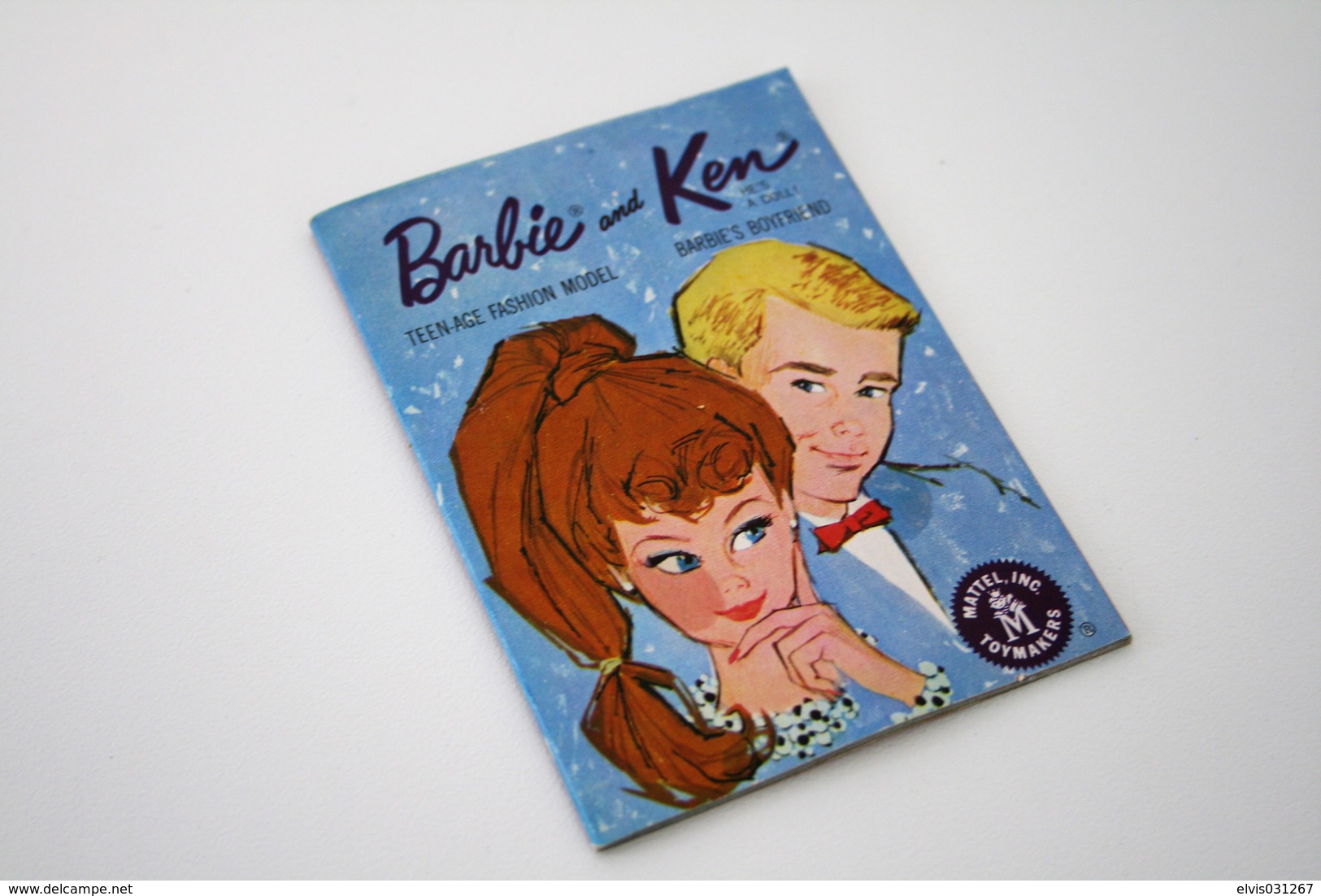 Barbie Accesoires '50-'60 -  Booklet "BARBIE And KEN" - 52 Pages - Original Vintage Barbie - Ken - Ricky - Skipper - Barbie