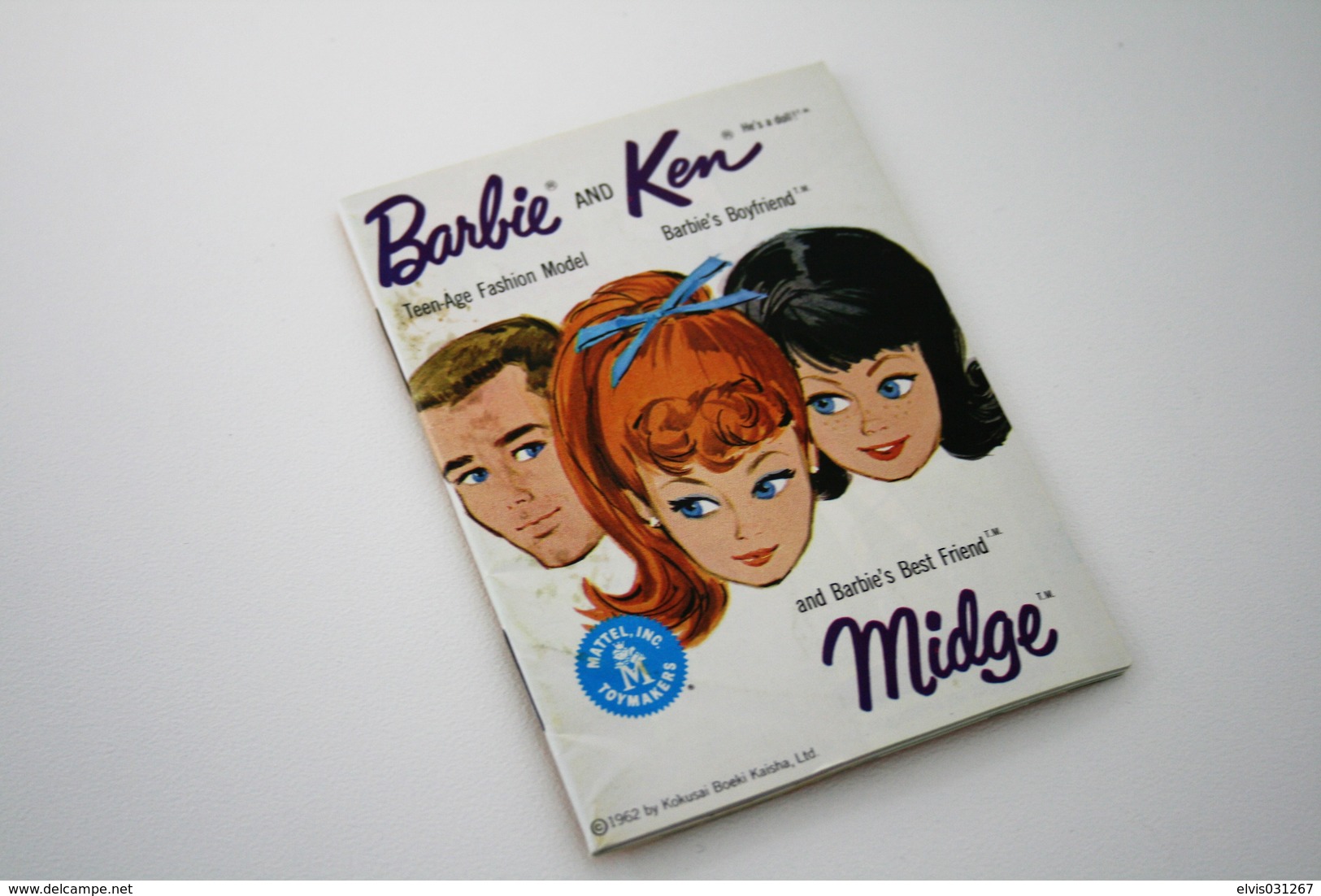 Barbie Accesoires '50-'60 -  Booklet "BARBIE And KEN" - 1962 - 56 Pages - Original Vintage Barbie - Ken - Ricky - - Barbie