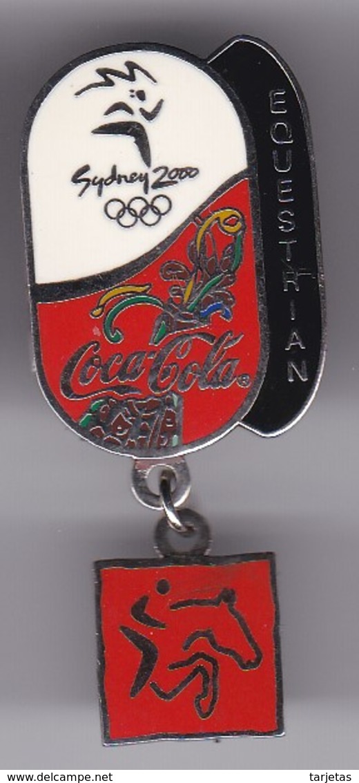 PIN DE COCA-COLA DE LAS OLIMPIADAS DE SYDNEY 2000 - EQUESTRIAN- HIPICA (COKE) OLYMPIC GAMES - Coca-Cola