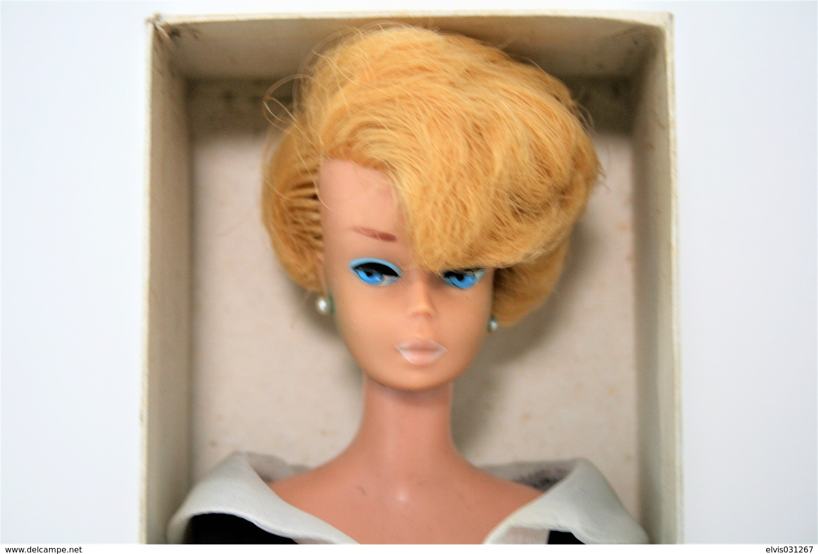 Barbie Accesoires '50-'60 - BUBBLE CUT BARBIE, Blonde Hair - 1962 + Original Box - Original Vintage Outfit 934 - Ken - - Barbie