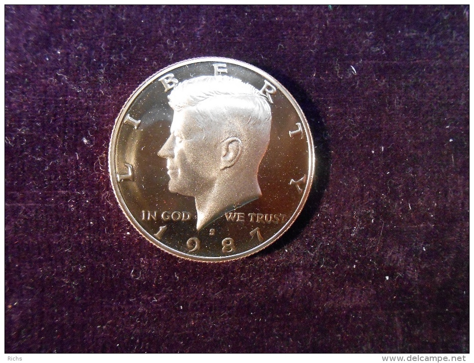 1987-S Proof Kennedy Half Dollar - 1964-…: Kennedy