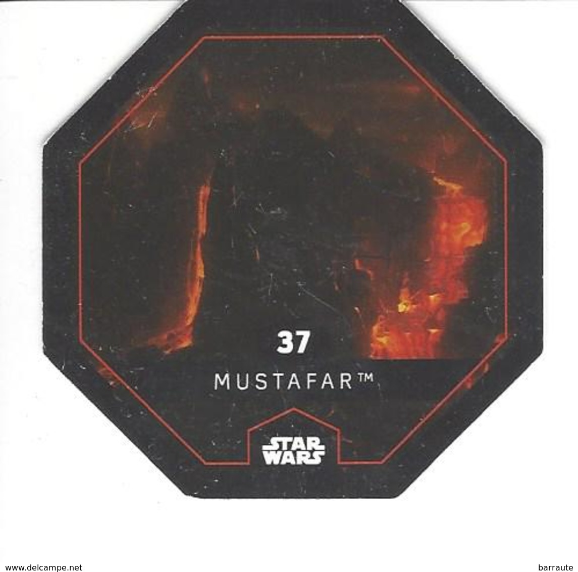 JETON LECLERC STAR WARS   N° 37  MUSTAFAR - Power Of The Force