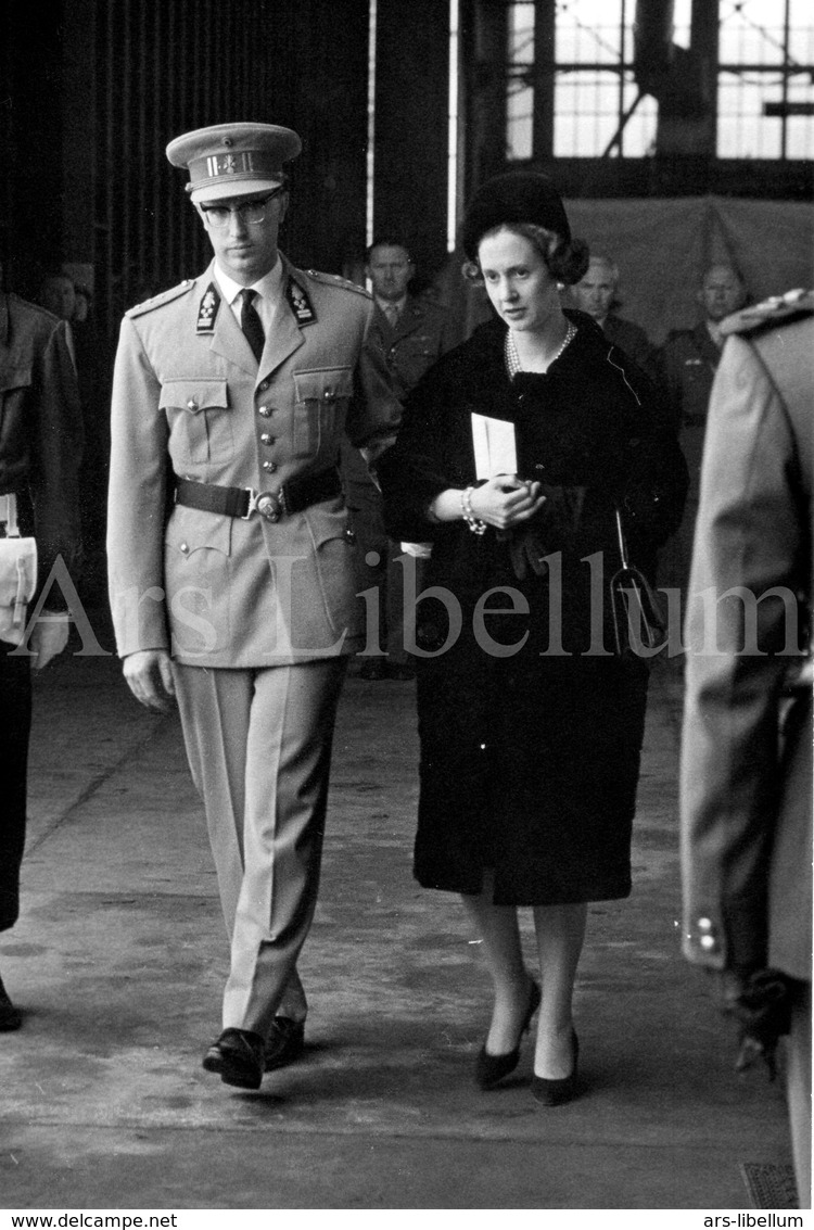 Photo Card / ROYALTY / Belgique / België / Koning Boudewijn / Koningin Fabiola / Melsbroek / 1963 - Steenokkerzeel