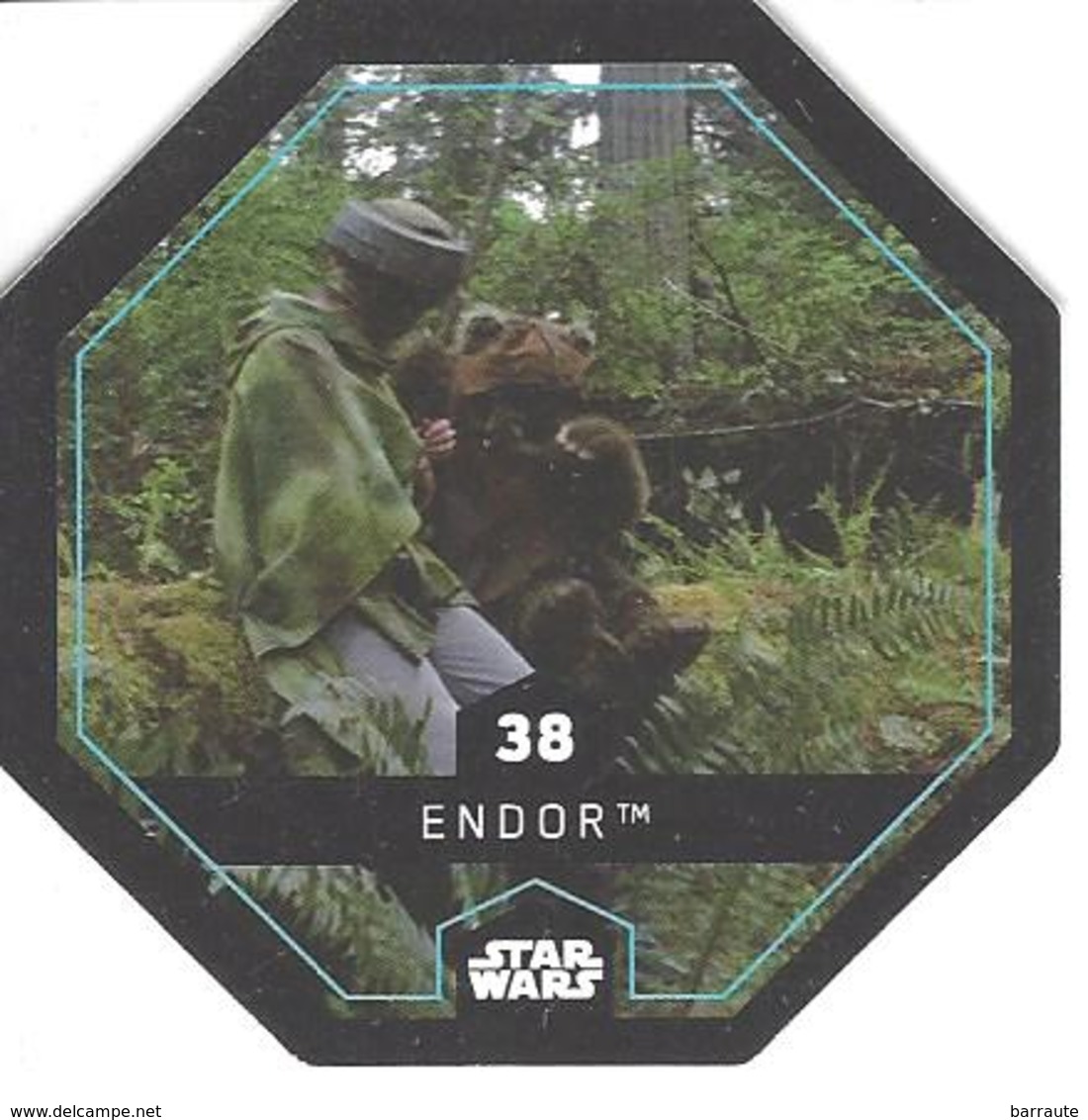 JETON LECLERC STAR WARS   N° 38  ENDOR - Poder De La Fuerza