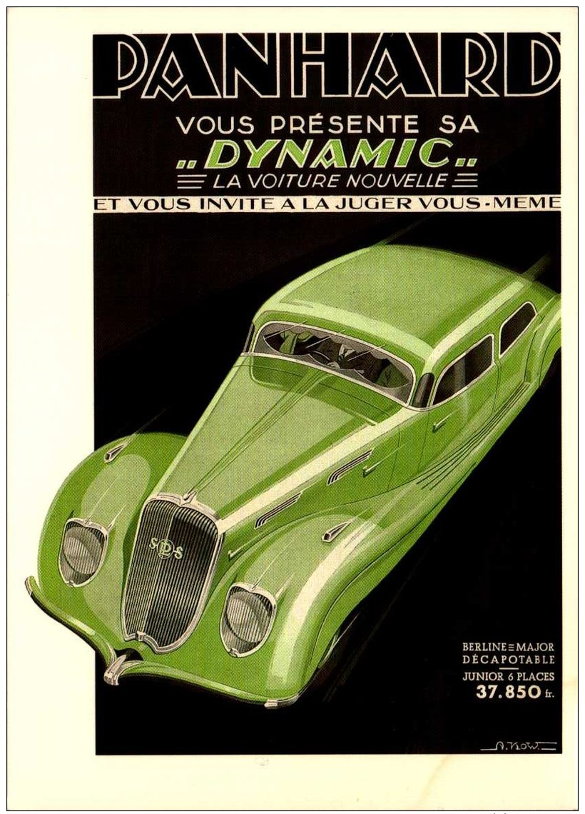 Publicité  - Automobile -  Panhard - Dynamic -  R/V  - Repro - SC73-4 - Advertising