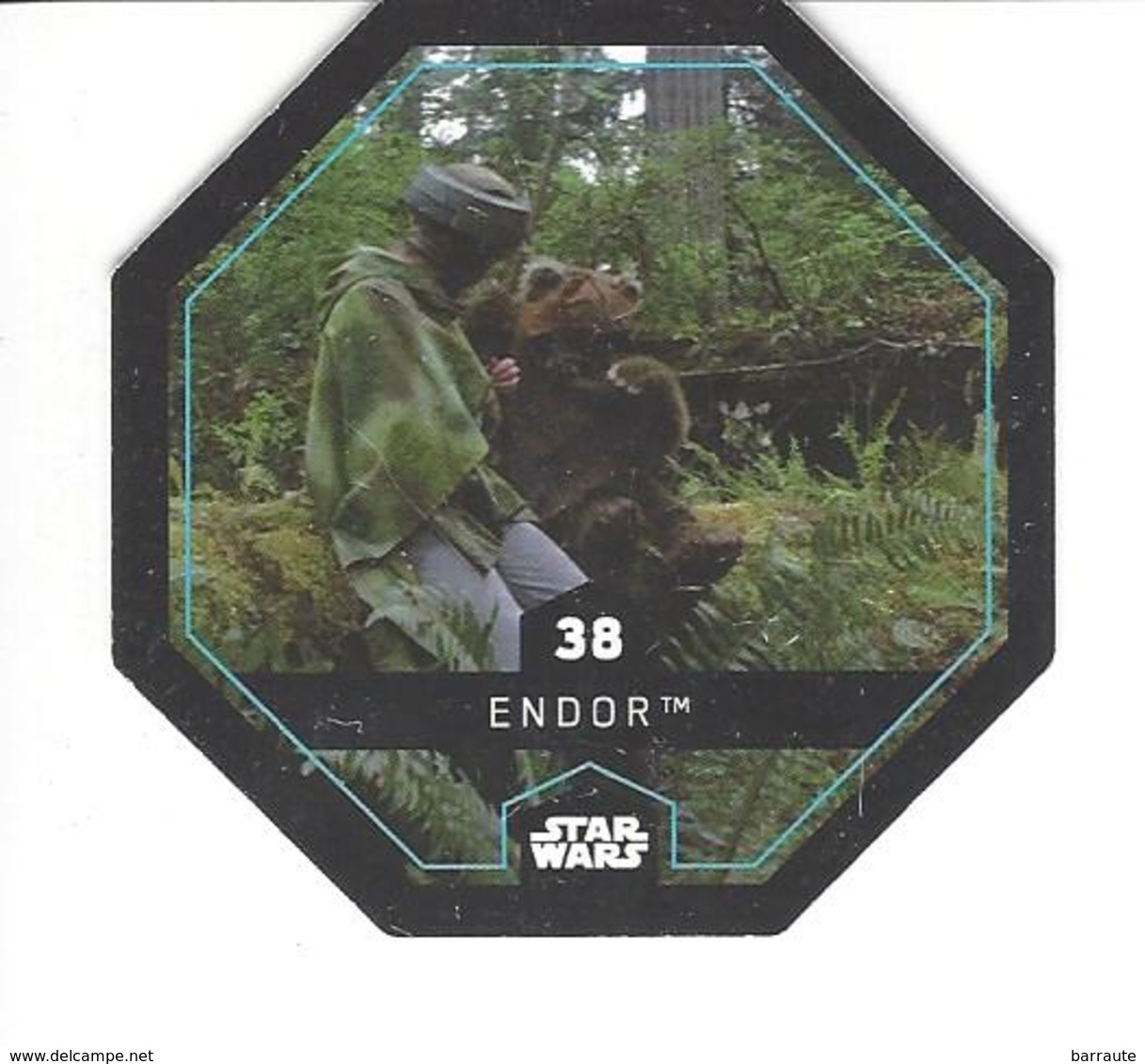 JETON LECLERC STAR WARS   N° 38  ENDOR - Poder De La Fuerza