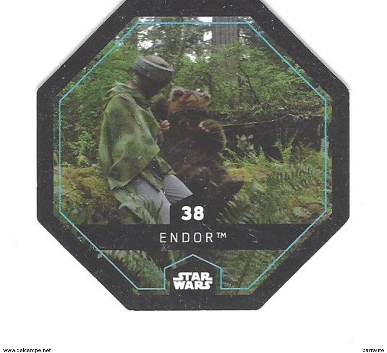 JETON LECLERC STAR WARS   N° 38  ENDOR - Poder De La Fuerza