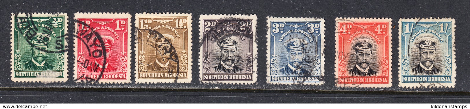 Southern Rhodesia 1924-29 Cancelled, Sc# , SG 1-6,10 - Zuid-Rhodesië (...-1964)