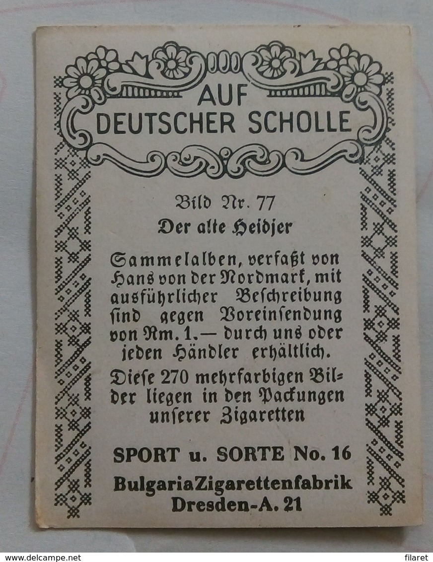 PIPE-BILD NR.77- SPORT U.SORTE - CIGARETTES CARD-GERMANY,DRESDEN - Autres & Non Classés