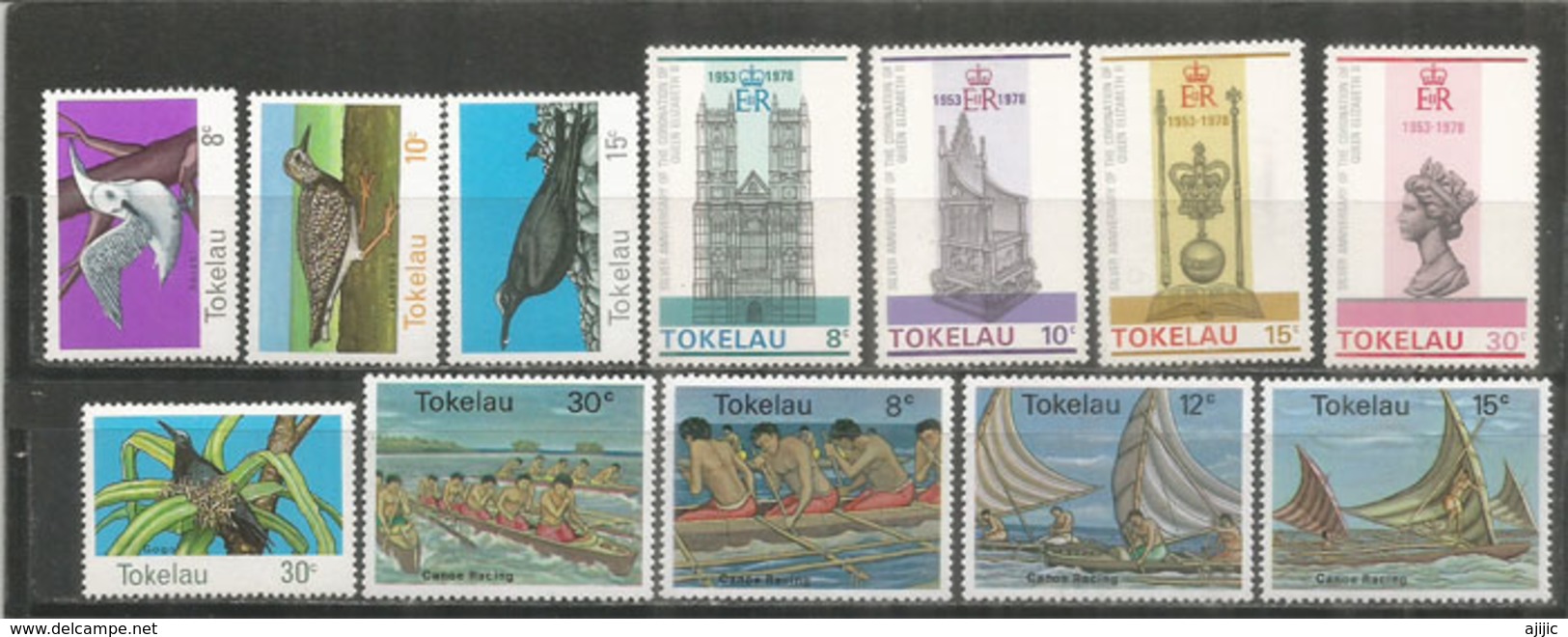 Annees Completes 1977 & 1978. 12 Timbres Neufs **  Cote 20,00 Euro - Tokelau