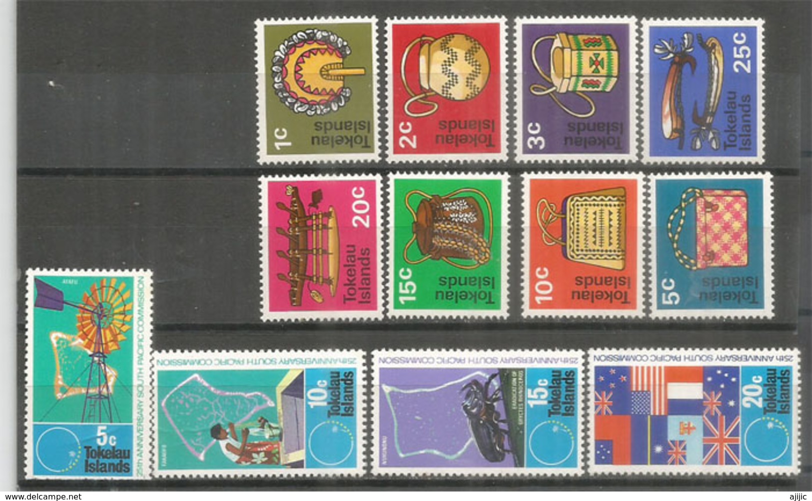 Annees Completes 1971 & 1972.  12 Timbres Neufs **   Cote 25,00 Euro - Tokelau