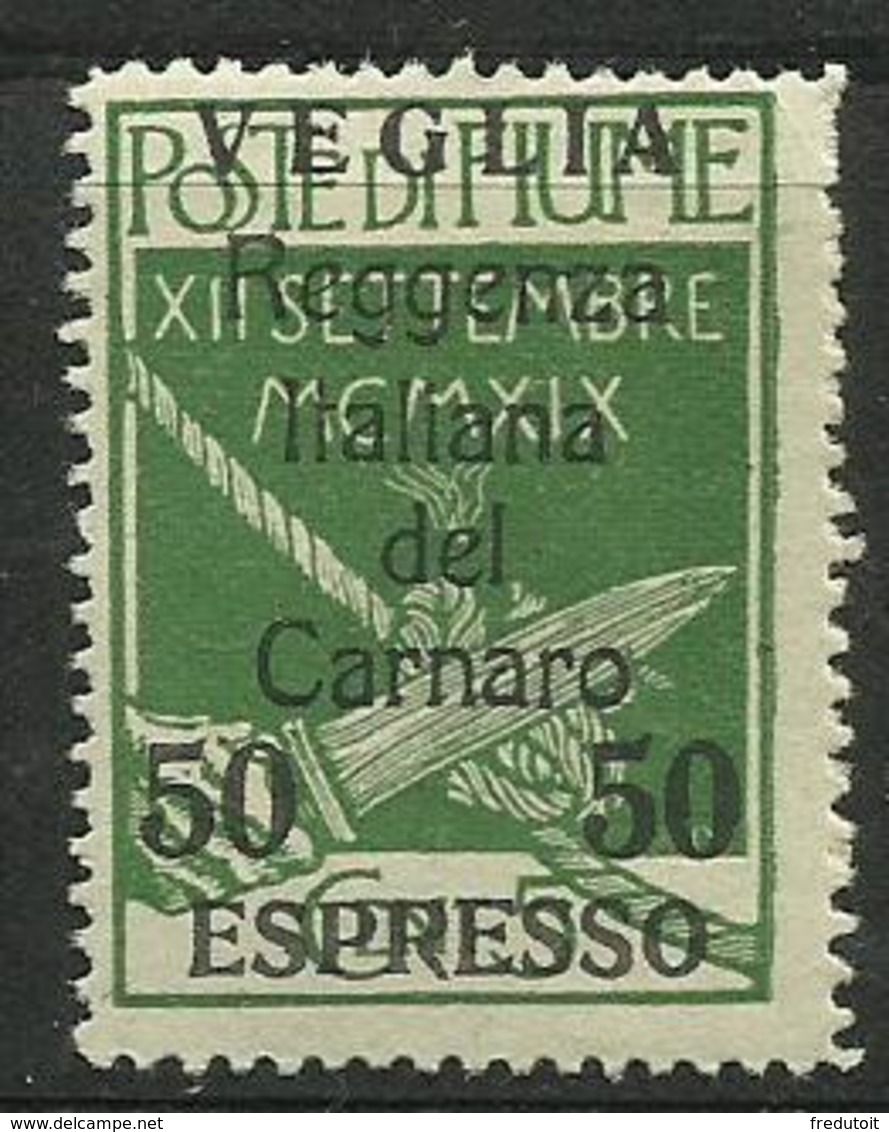VEGLIA  - Timbre Express  N°E2 *  (1920) - Arbe & Veglia