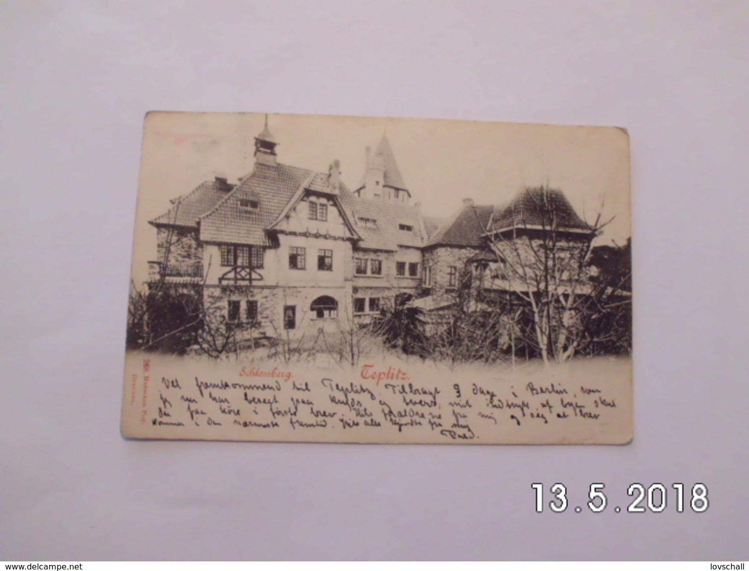 Teplitz. - Schlossberg.  (9 - 9 - 1898) - 120 Year, - Tauplitz