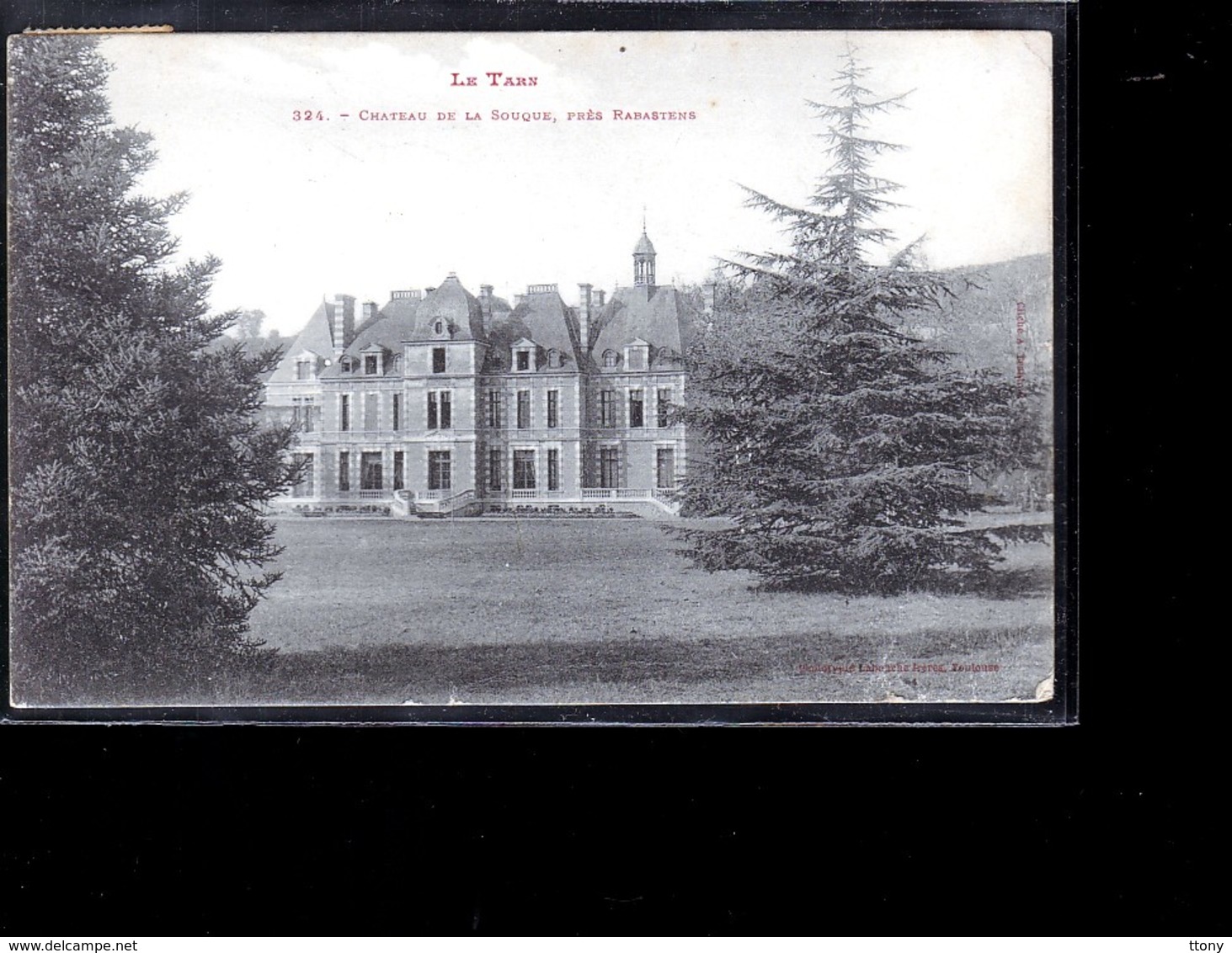 Cpa : Château De La Souque  , Près De Rabastens  Carte écrite - Rabastens