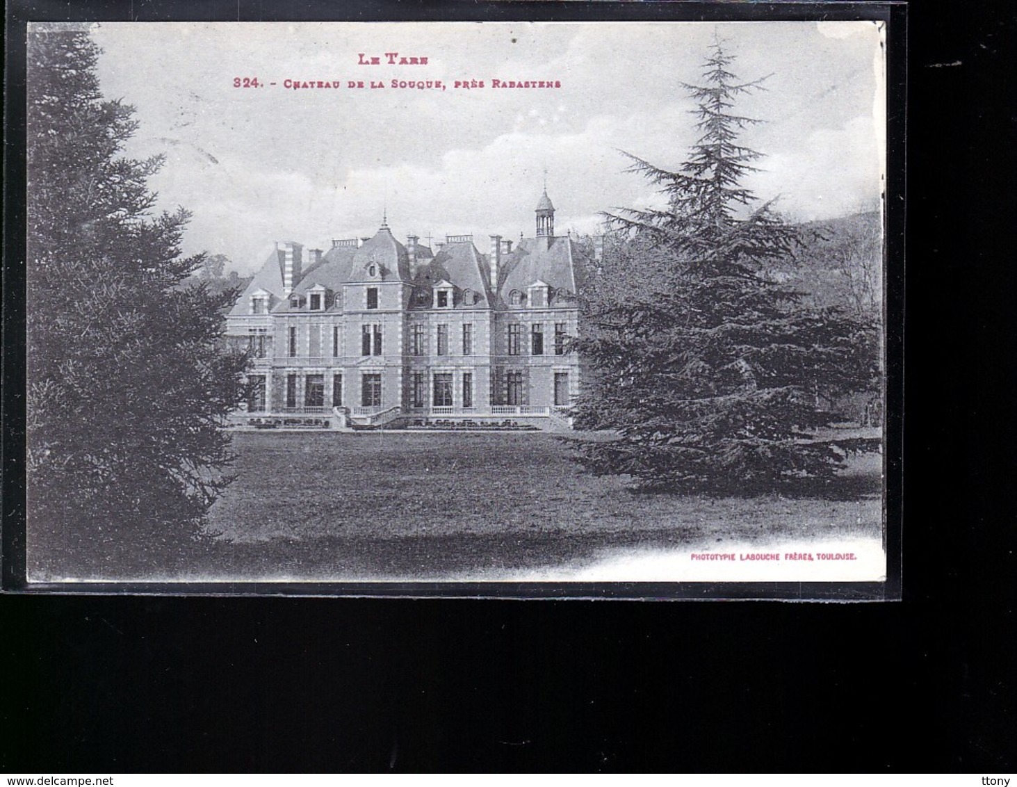 Cpa : Château De La Souque  , Près De Rabastens  Carte écrite  Année 1926 - Rabastens
