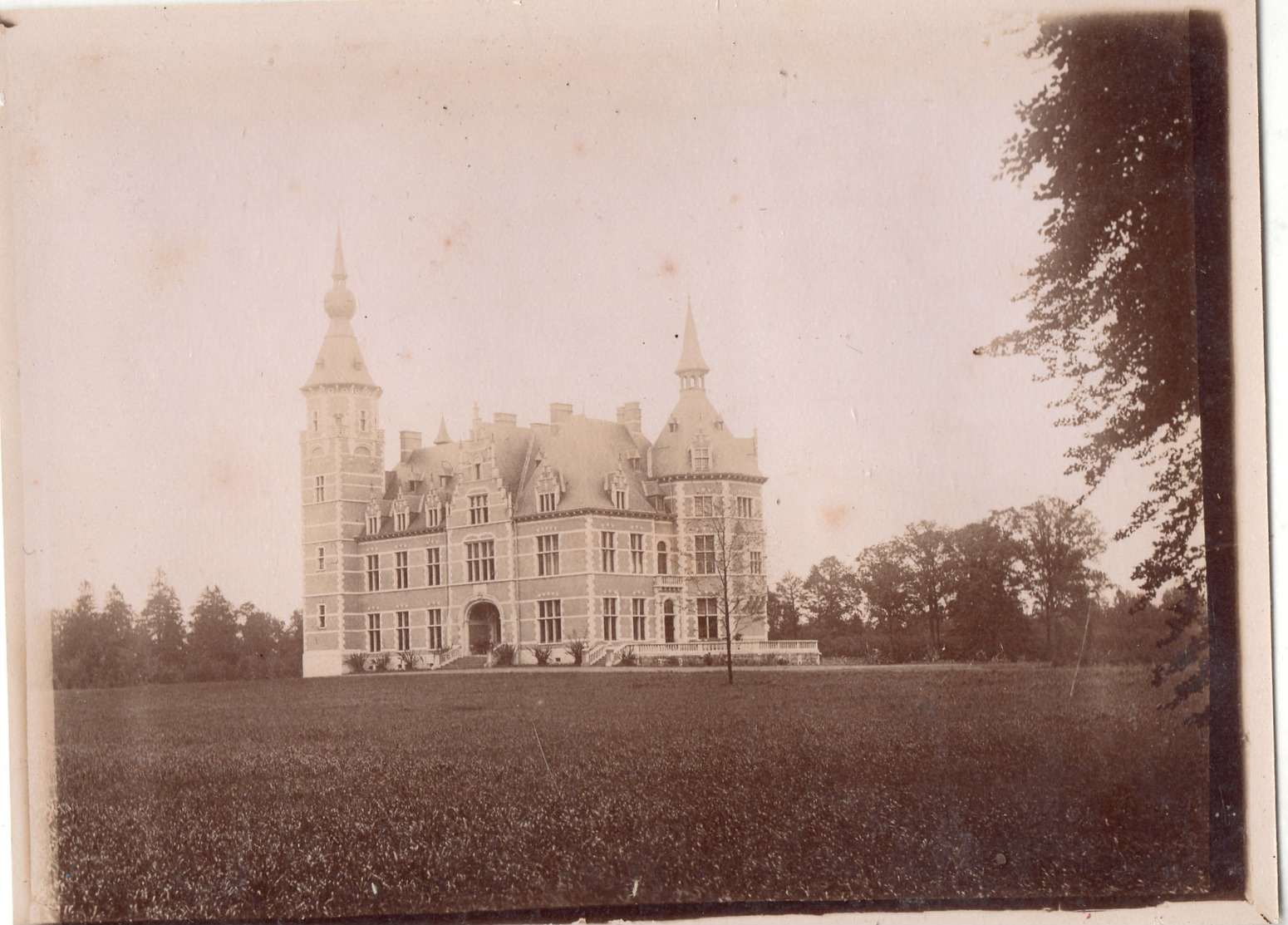 Photo Originale De 06/1898 Du Château De Le Donck??? - Andere & Zonder Classificatie