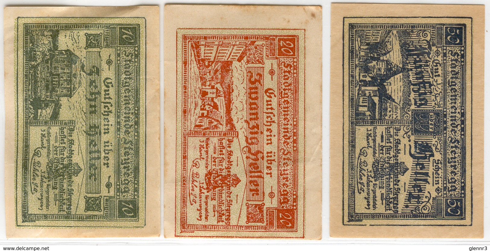 AUSTRIA NOTGELD 1036 Steyregg Lot 2 - Austria