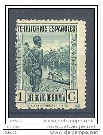 GUI202-LA466TTOM.Guinee .GUINEA   ESPAÑOLA..TIPOS DIVERSOS 1931  (Ed 202**) Sin Charnela. - Sonstige (See)