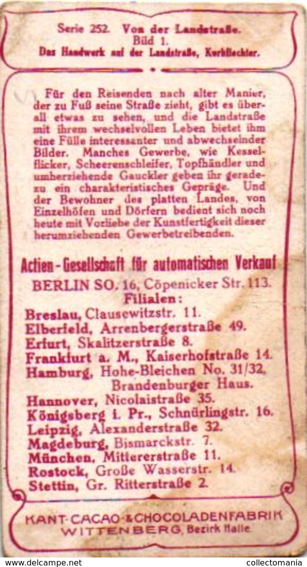 7 Chromo  Zigeunerleven Gitan Tziganes Gipsy Bohémien Pub.Leoman Orléans imp Courbe -Rouzet Chiromancy