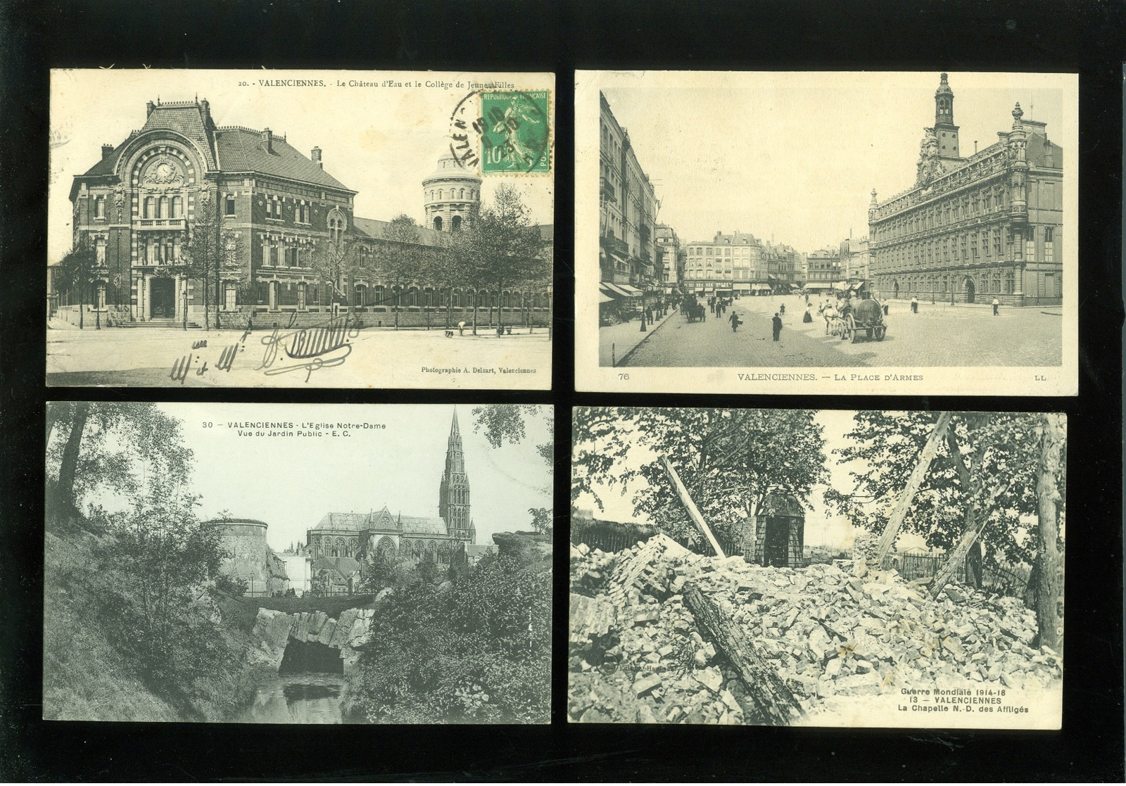 Beau lot de 50 cartes postales de France  Nord  Valenciennes      Mooi lot van 50 postkaarten van Frankrijk ( 59 )