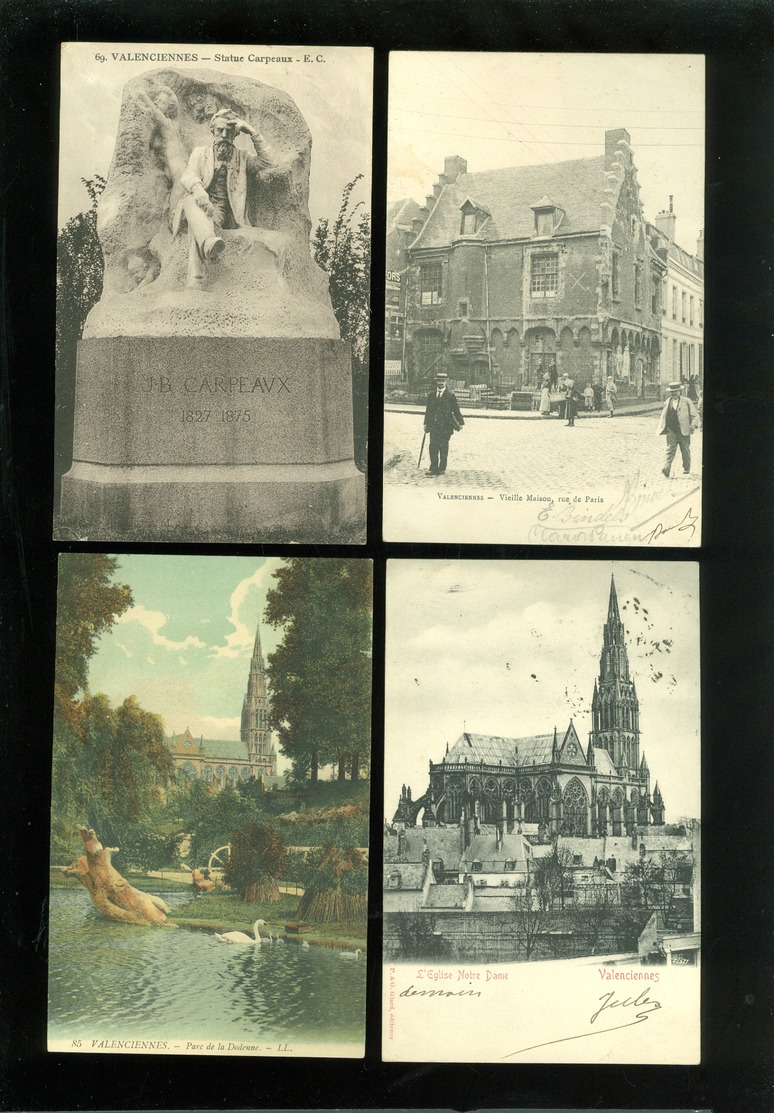 Beau lot de 50 cartes postales de France  Nord  Valenciennes      Mooi lot van 50 postkaarten van Frankrijk ( 59 )