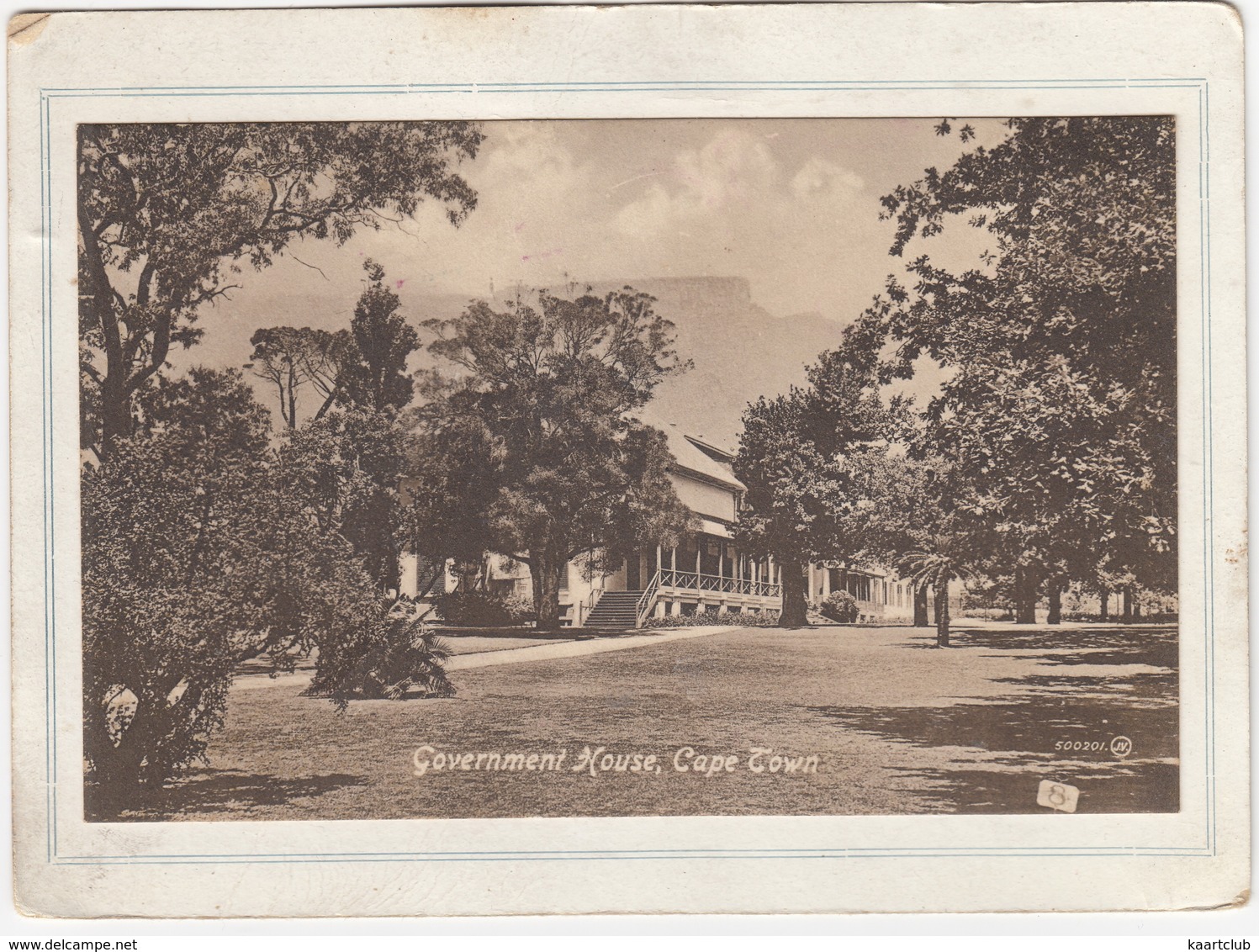 Government House, Cape Town - 'Everlasting Silver Leaves From Table Mountain'  -  (South Africa) - Zuid-Afrika