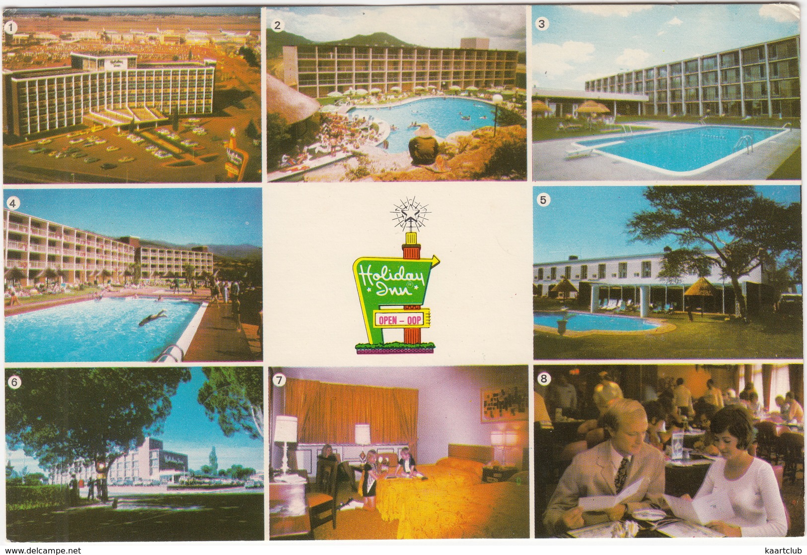 Holiday Inn Hotels; Jan Smuts, Maseru, Ermelo, Swazispa, Hluhluwe, Oudtshoorn, Interior Views  -  (South Africa) - Zuid-Afrika