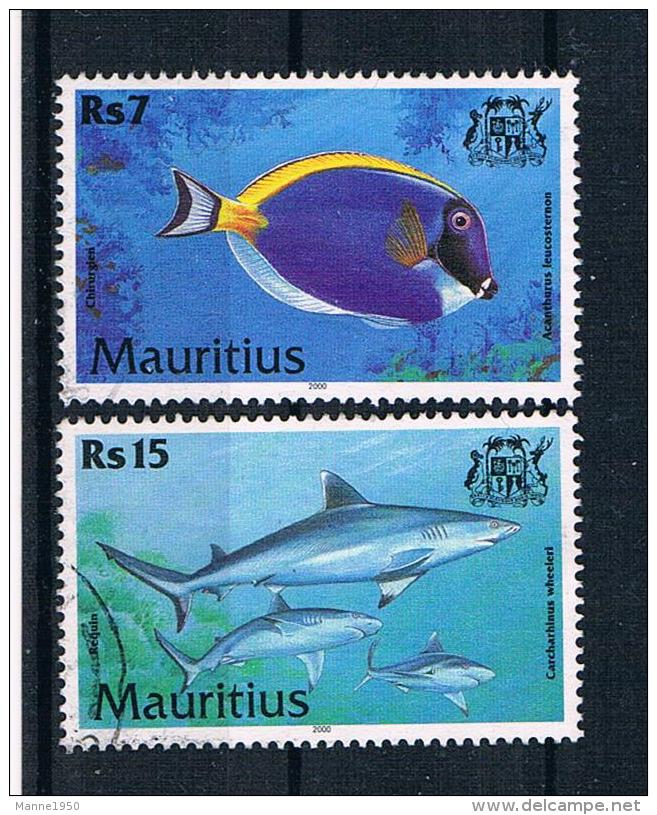 Mauritius 2000 Fische Mi. Nr. 914/17 Gestempelt - Mauritius (1968-...)