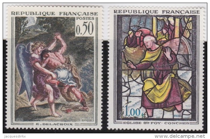 France   .    Yvert    1376/1377       .    **   .   Neuf  SANS Charniere  .   /   .    MNH - Nuevos