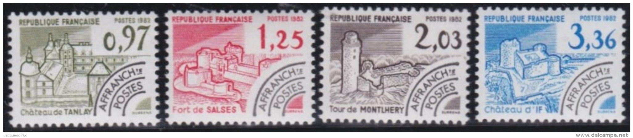 France   .    Yvert    Pré   174/177        .           **   .   Neuf  SANS Charniere  .   /   .    MNH - 1964-1988