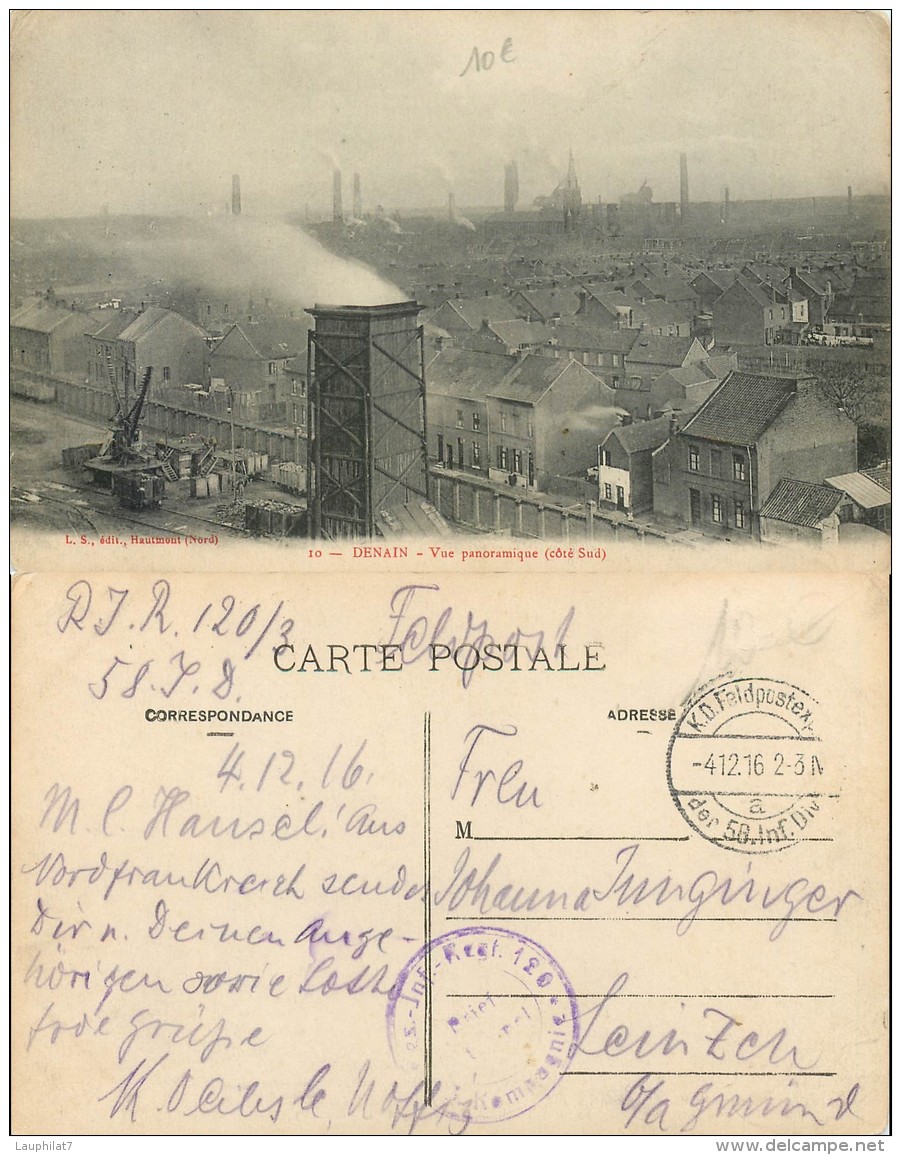 [505284] Carte-France  - (59) Nord, Denain, Vue Panoramique - Denain