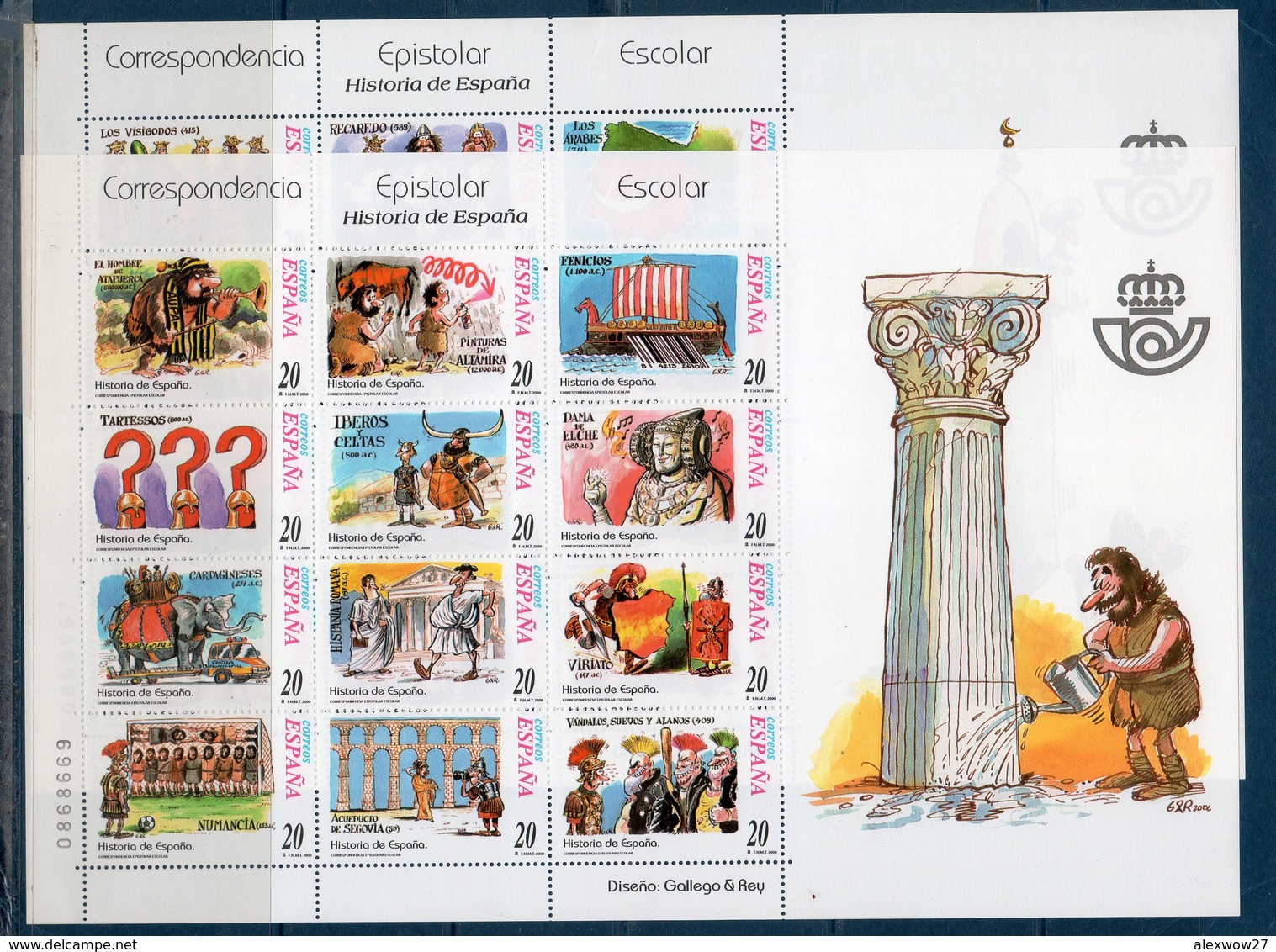 Spagna / Spain 2000 Lotto Serie Complete + BF **MNH - Nuevos