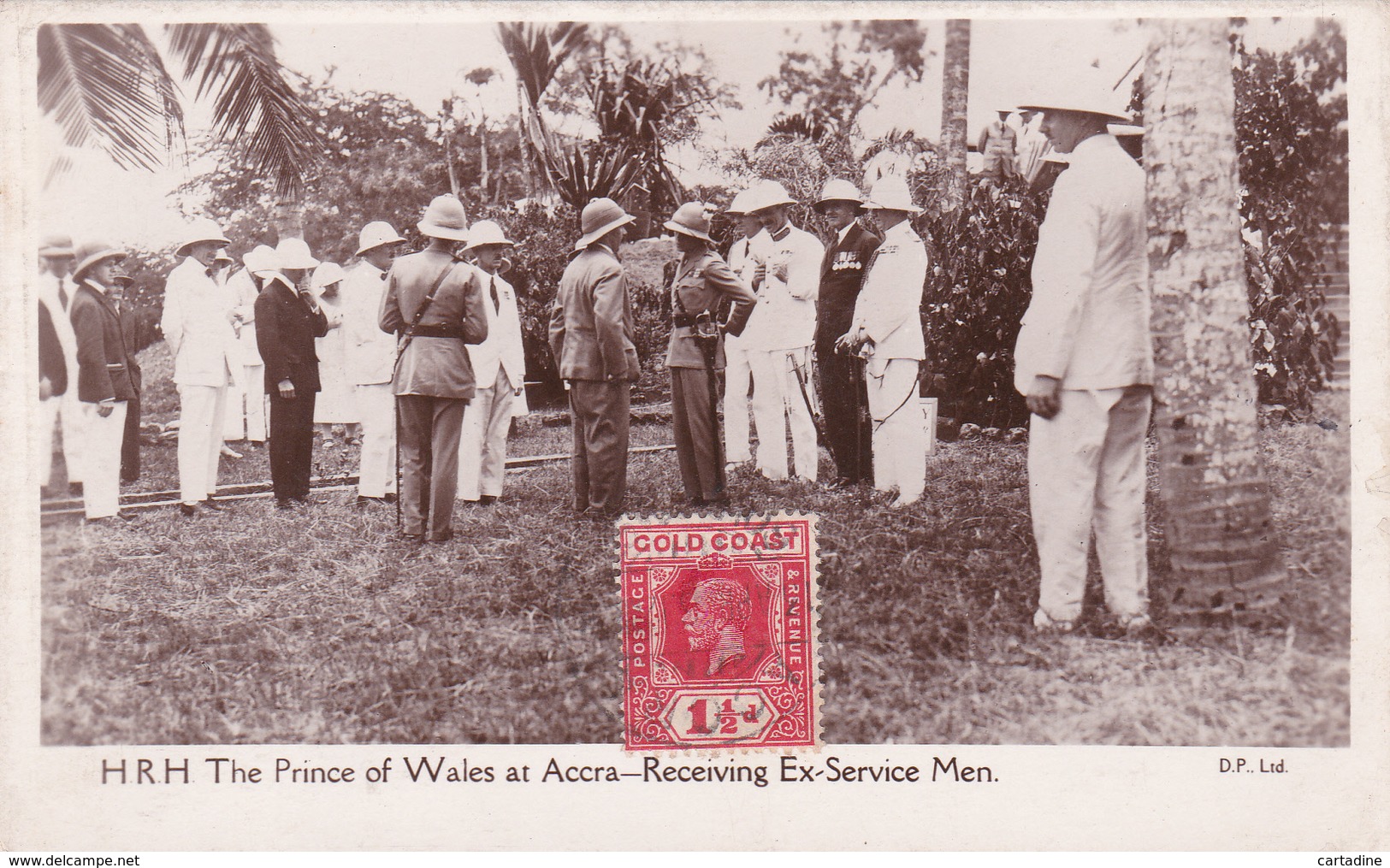 CPA - Gold Coast - HRH The Prince Of Wales At Accra - Receiving Ex Service Men - Gold Coast