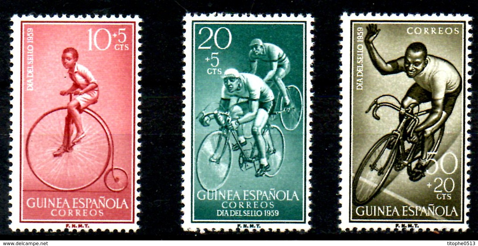 GUINEE ESPAGNOLE. N°410-2 De 1959. Cyclisme. - Ciclismo