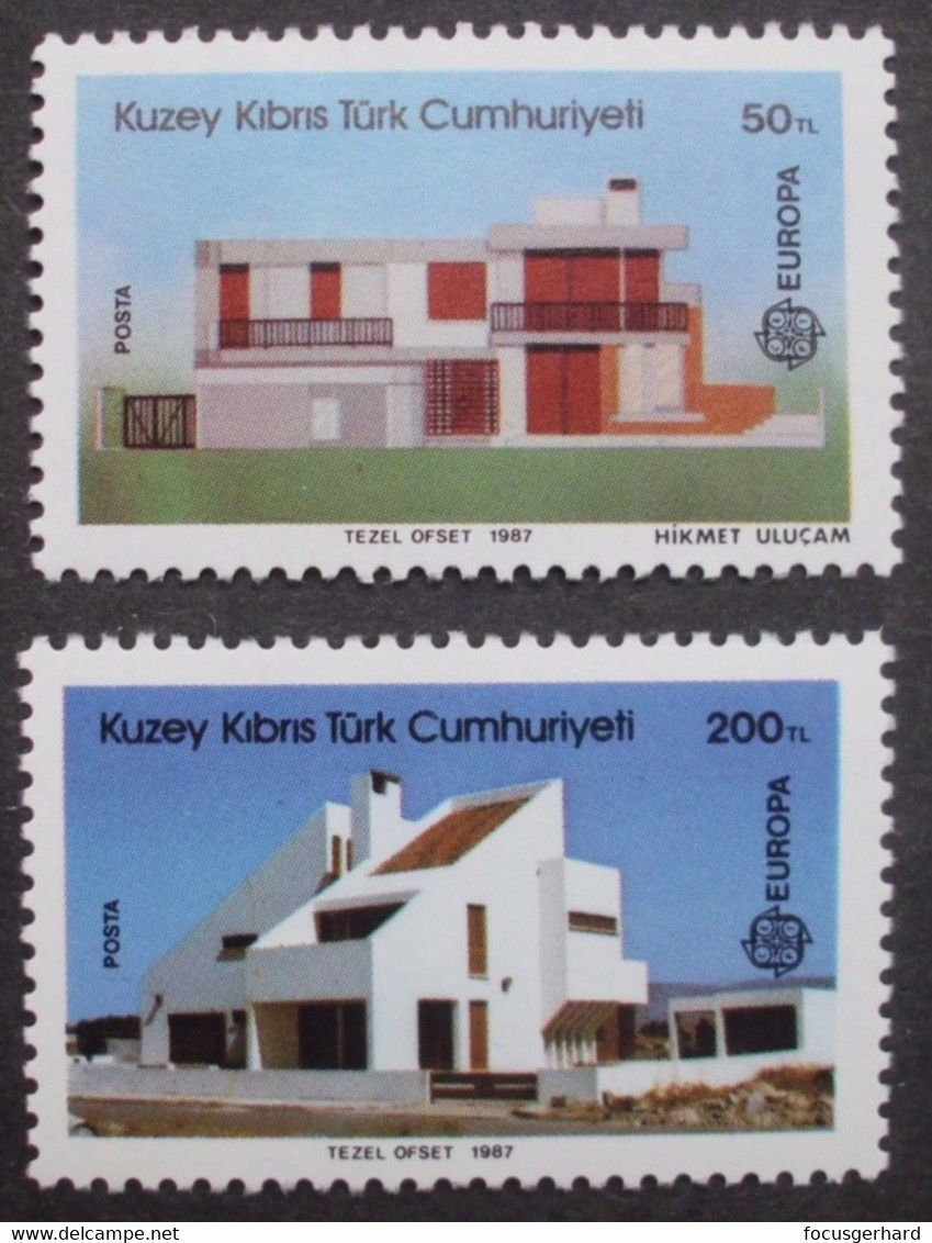 Türkisch-Zypern     Cept   Europa   Moderne Architektur    1987     ** - 1987