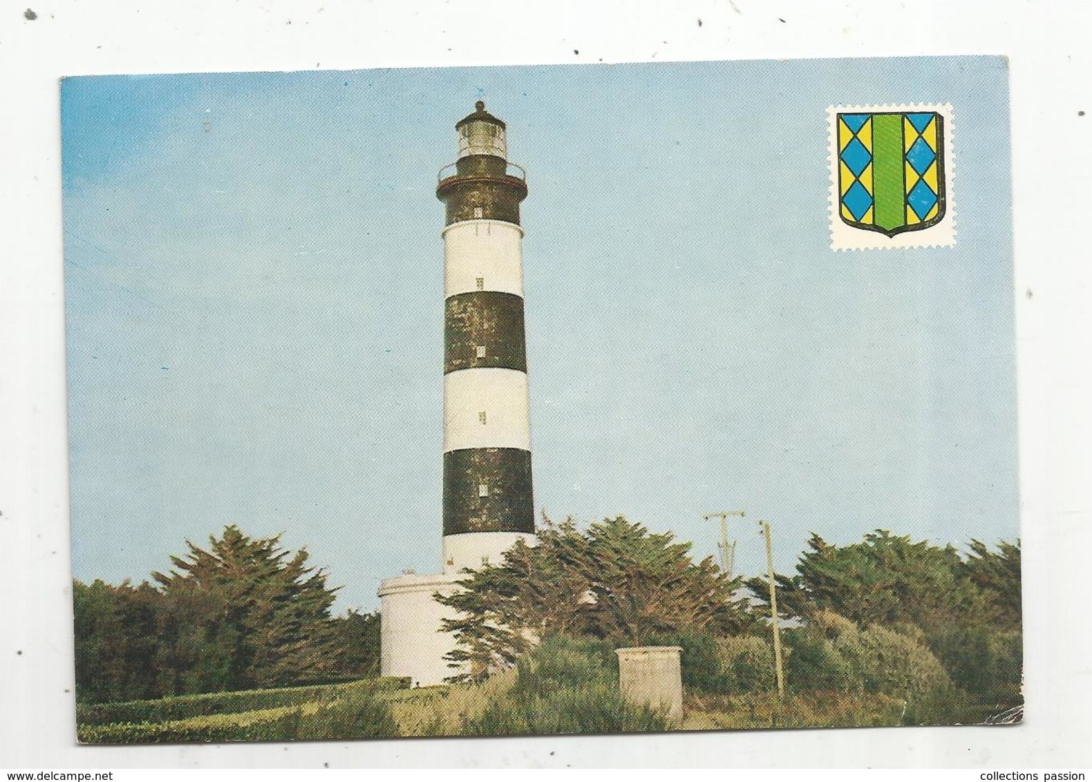 Cp, Phare ,le Phare De CHASSIRON ,  17 , ILE D'OLERON , BLASON , Vierge , Ed. L'Insulaire - Lighthouses