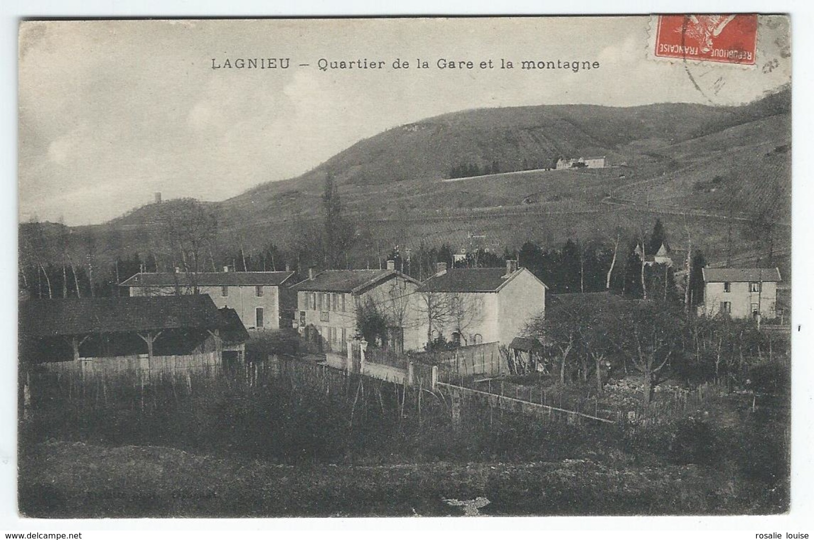 LAGNIEU (01) - Quartier De La Gare Et La Montagne - Non Classés