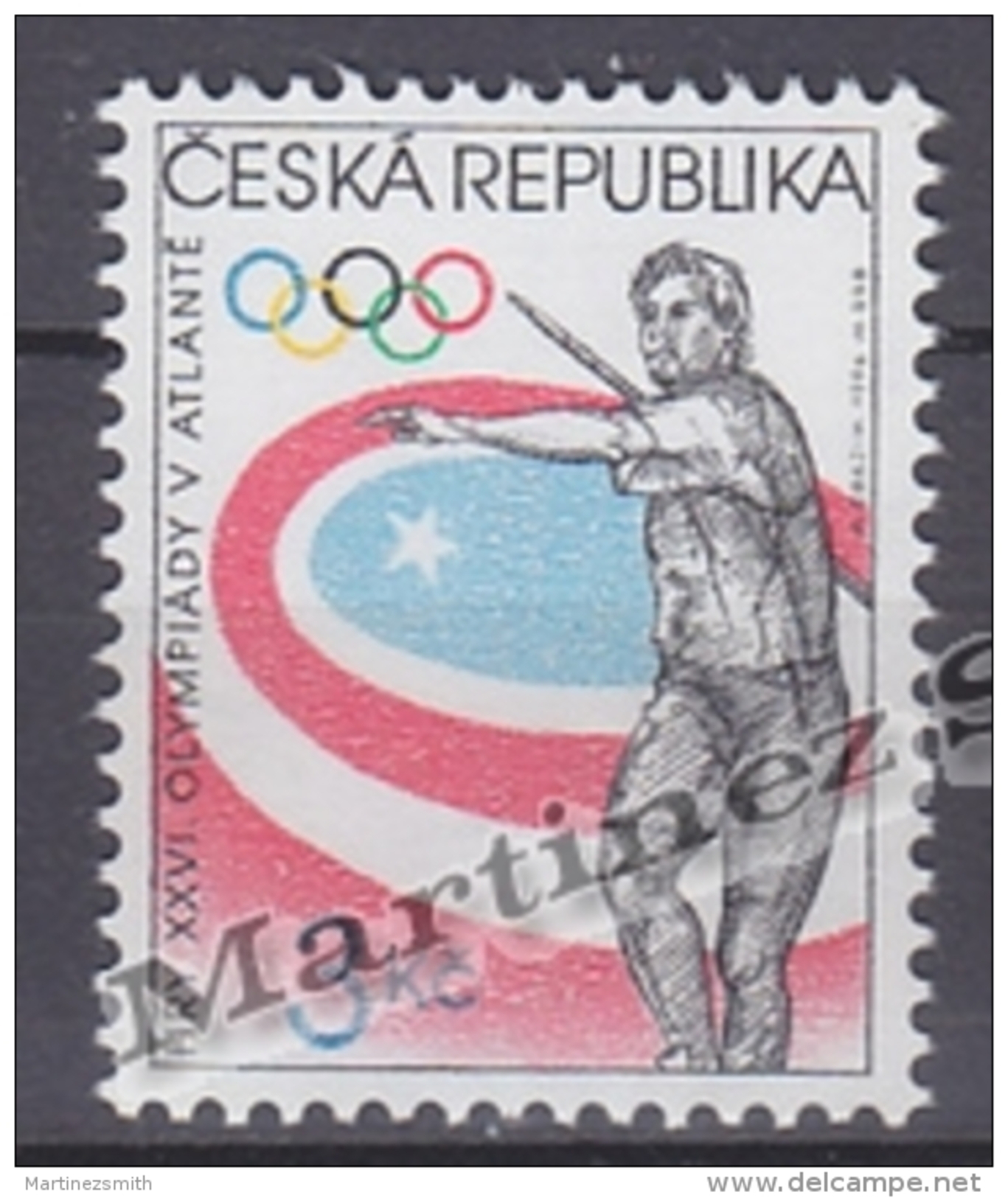 Czech Republic - Tcheque 1996 Yvert 115 Atlanta, Summer Olympic Games  -  MNH - Nuevos