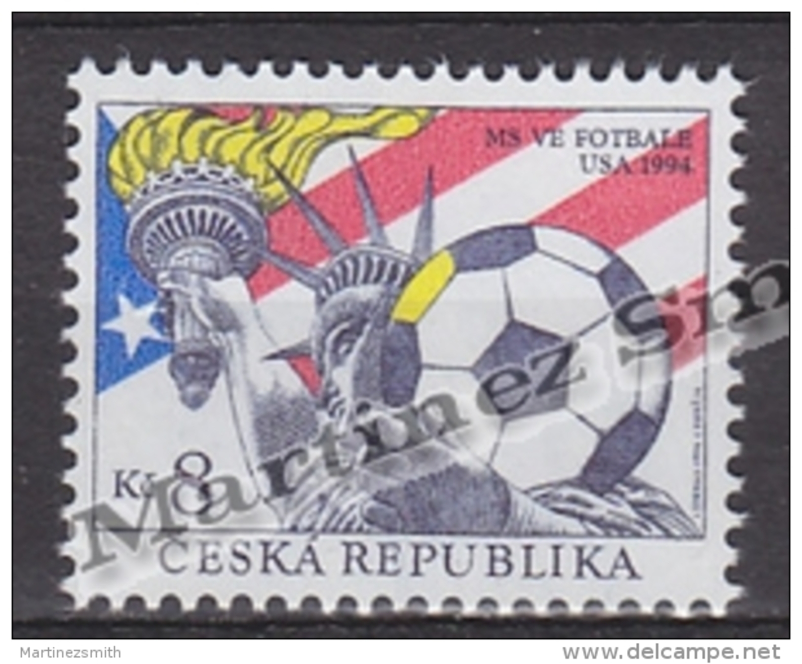 Czech Republic - Tcheque 1994 Yvert 43 USA Football World Cup - MNH - Nuevos