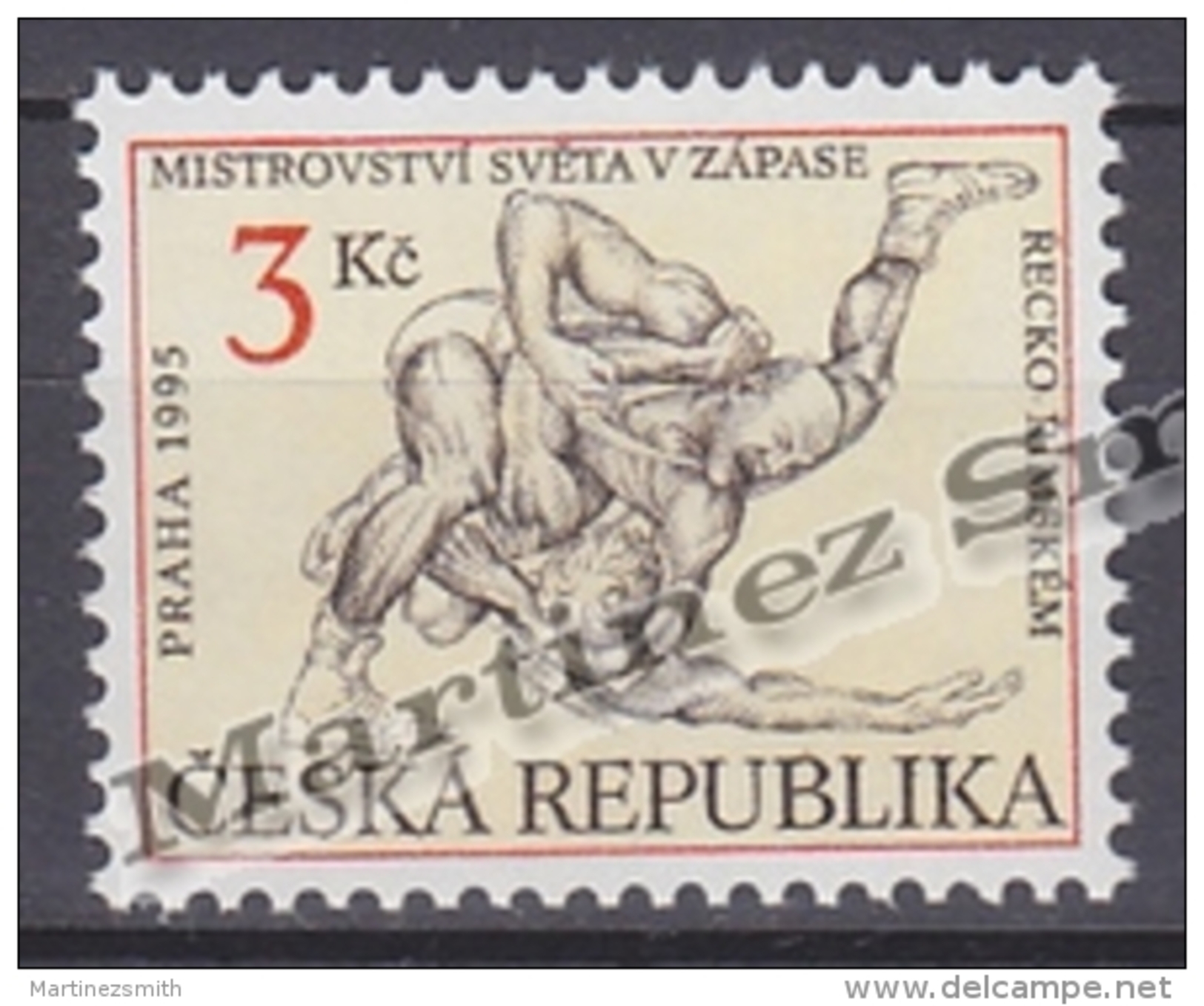 Czech Republic - Tcheque 1995 Yvert 82 Greek Roman Wrestling World Championships - MNH - Ongebruikt