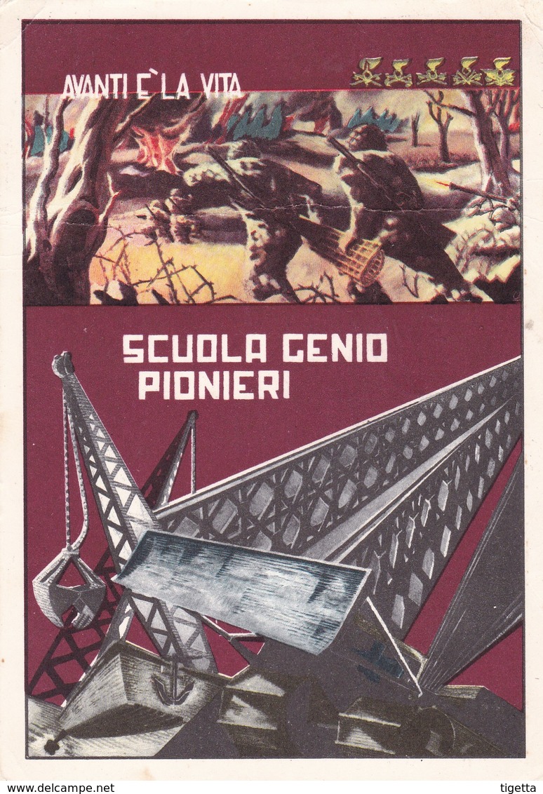 ITALIA SCUOLA GENIO PIONIERI ANNO 1975 VIAGGIATA - Reggimenti