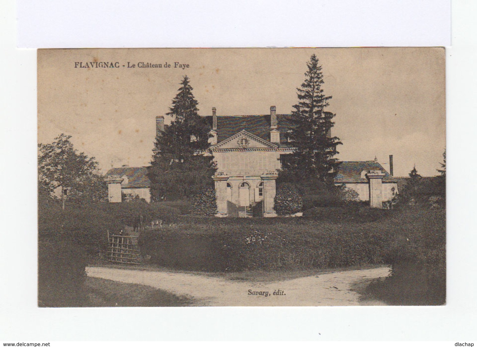 Sur Carte Postale De Flavignac CAD Perlé Flavignac 1914. CAD Destination St Paul En Jarrez. (2833) - 1877-1920: Période Semi Moderne