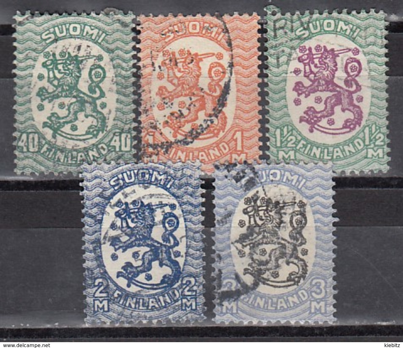 FINNLAND 1927  MiNr: 128-137  Lot 5x  Used - Used Stamps