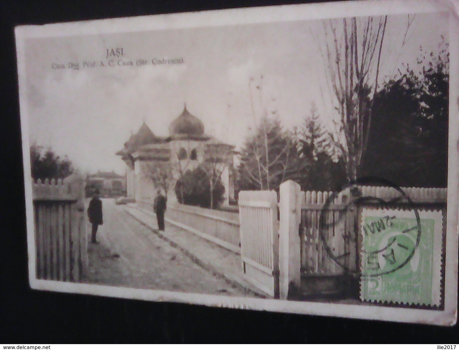 Used Postcard From Romania, Iași 1914 Casa A C Cuza, Str Codrescu - Romania