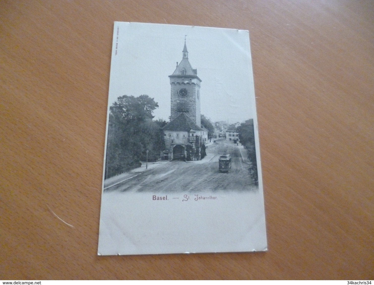 CPA Suisse Swizerland Bale Basel St Johannthor Tram Tramway TBE - Bâle