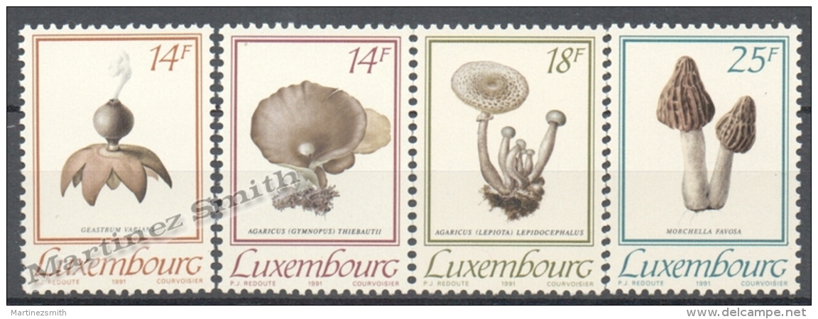 Luxembourg - Luxemburgo 1991 Yvert 1217-20, Mushrooms - MNH - 1965-91 Jean