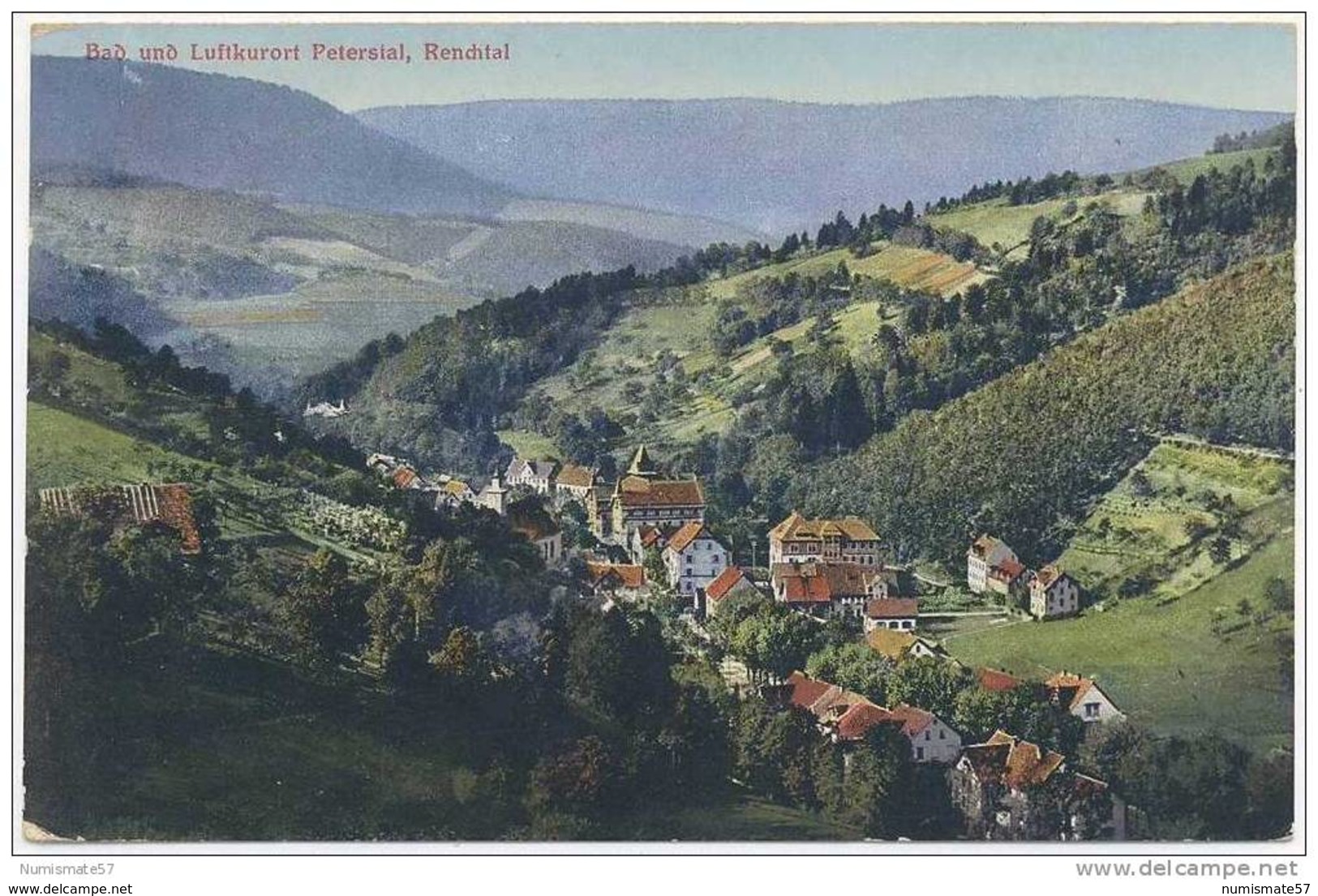 CPA Bad Und Luftkurort Peterstal , Renchtal - 24/09/1917 - Petersthal - Bad Peterstal-Griesbach