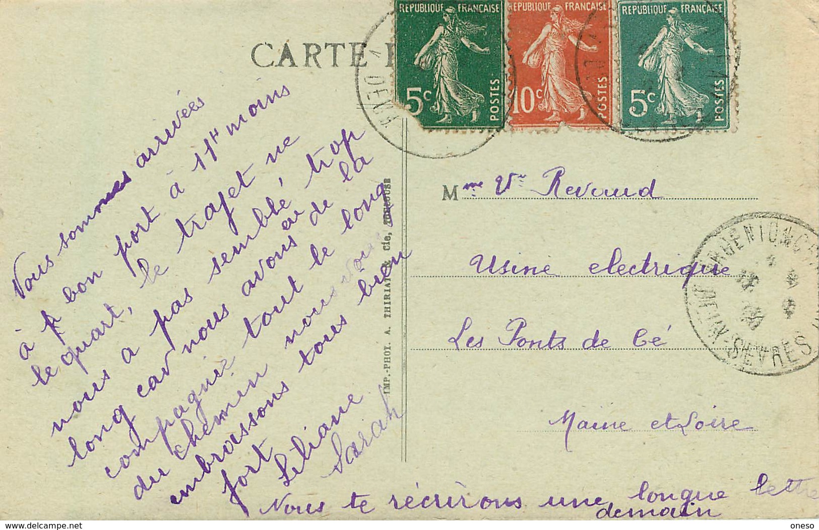 Deux Sèvres - Lot N° 303 - Lots en vrac - Lot divers du département des Deux Sevres - Lot de 53 cartes