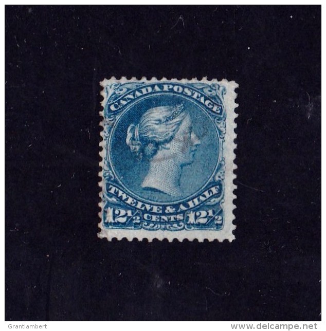 Canada 1868 Queen Victoria 121/2c Blue Used  SG 60 - - Usados